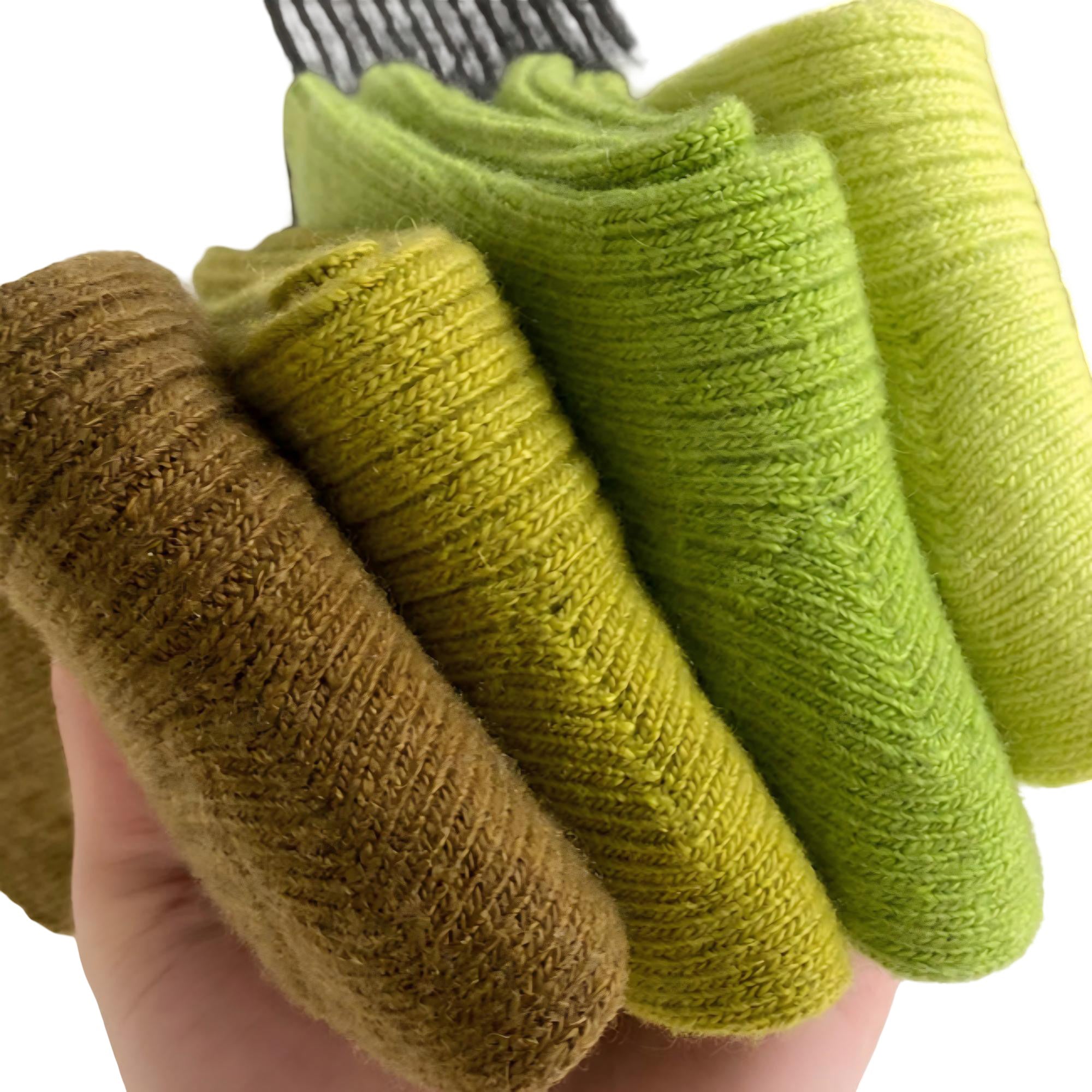 Anna-Kaci Women's Ribbed Crew Socks 3 Pair Soft Stretch Knit Classic Everyday Comfort Fit