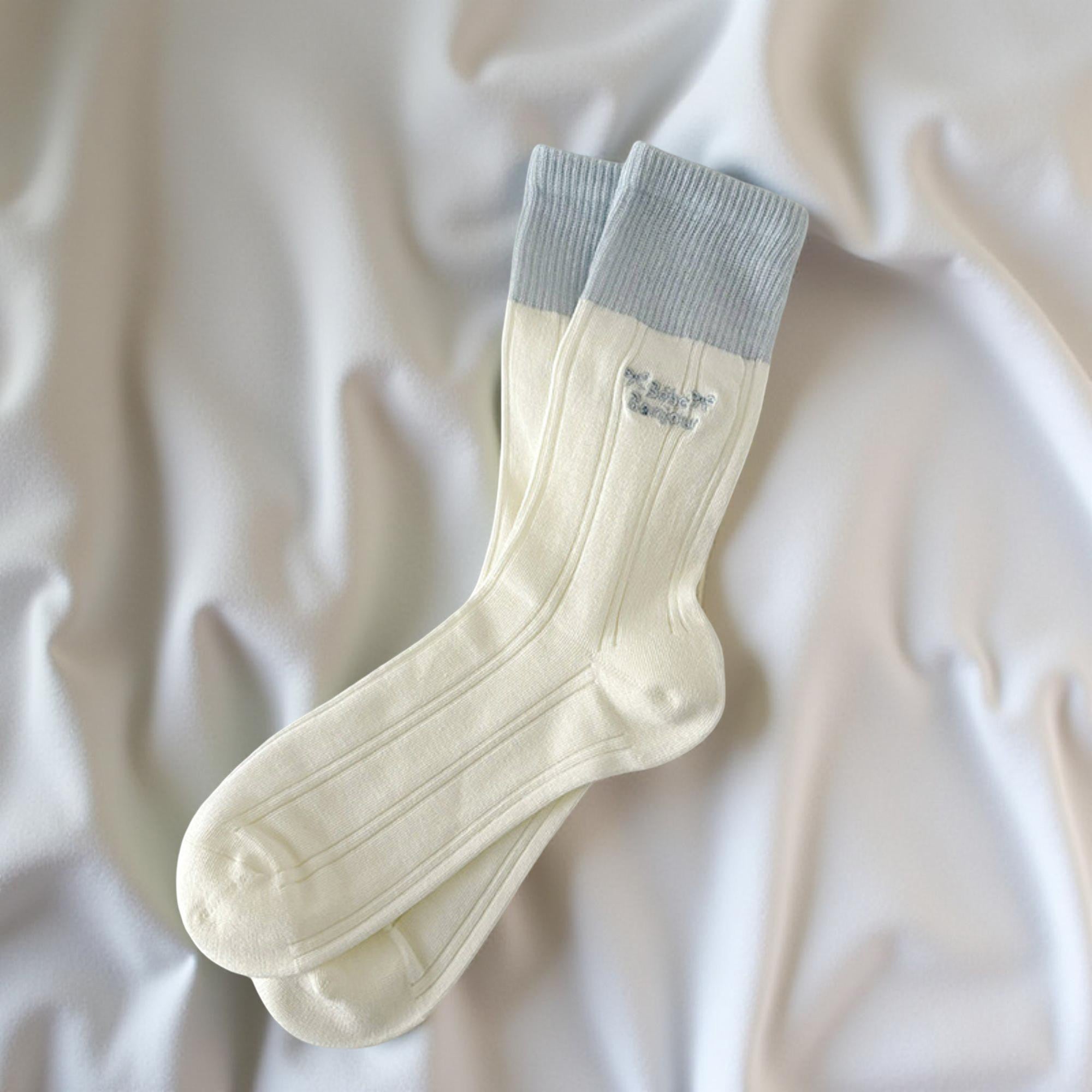 Anna-Kaci Women's 3-Pair Crew Sock Set Ribbed Knit Soft Stretch Comfortable Everyday Socks