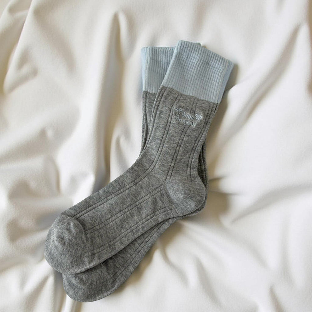 Anna-Kaci Women's 3-Pair Crew Sock Set Ribbed Knit Soft Stretch Comfortable Everyday Socks