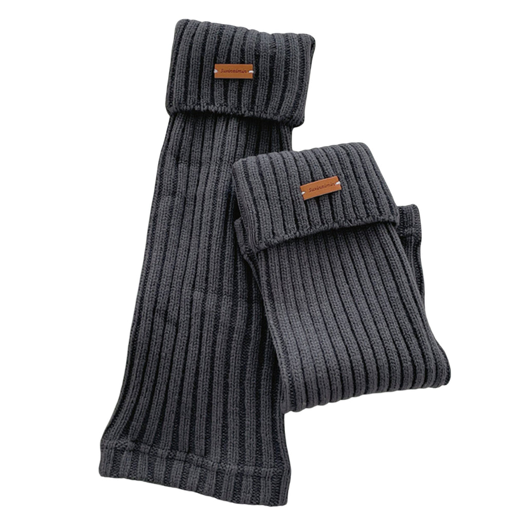 Anna-Kaci Women's Slouchy Ribbed Leg Warmer Socks Soft Stretch Knit Cozy Layering Single Pair Fashion Sock