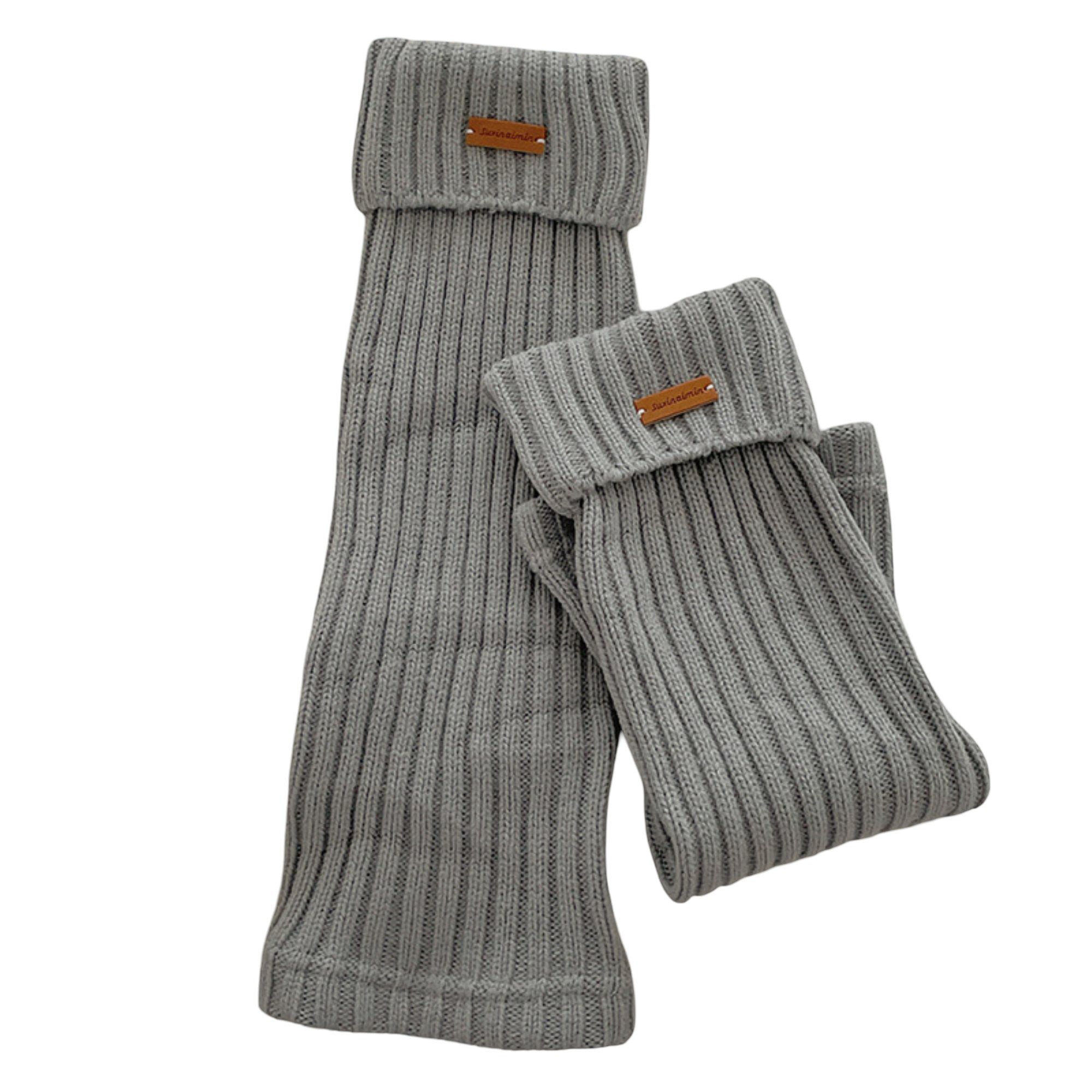 Anna-Kaci Women's Slouchy Ribbed Leg Warmer Socks Soft Stretch Knit Cozy Layering Single Pair Fashion Sock