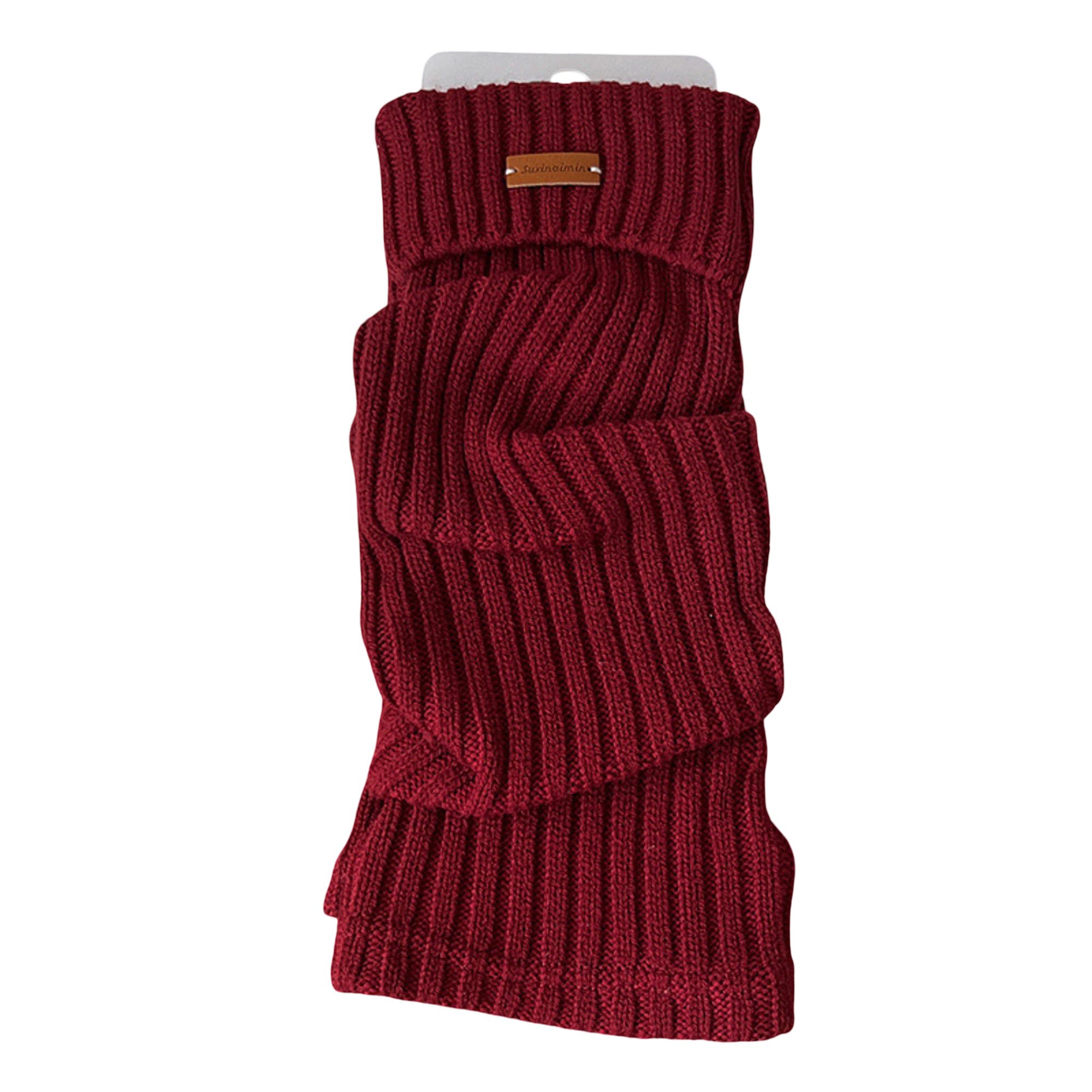 Anna-Kaci Women's Slouchy Ribbed Leg Warmer Socks Soft Stretch Knit Cozy Layering Single Pair Fashion Sock