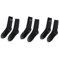 Anna-Kaci Women's 3-Pair Minimalist Crew Socks with Embroidered Bow Detail Soft Knit Everyday Comfort Sock Set