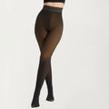 Anna-Kaci Women's Fleece Lined Opaque Tights with High Waist Control Top and Thermal Stretch Fabric