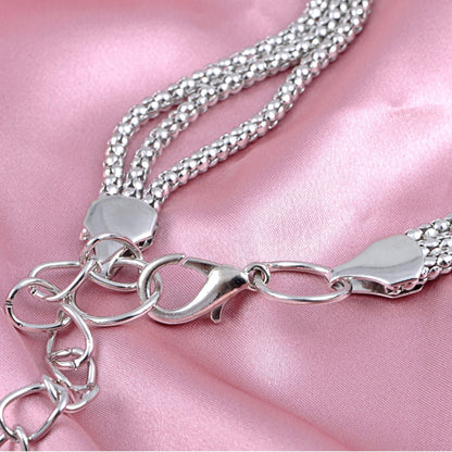Anna-Kaci Women's Waist Chain with Crystal Bow Accents and Pearl Details Adjustable Fit