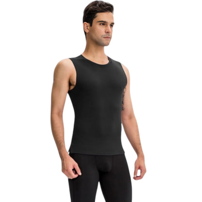 Anna-Kaci Active Men's Sleeveless Compression Tank Top with Smooth Stretch Fabric for Athletic Performance