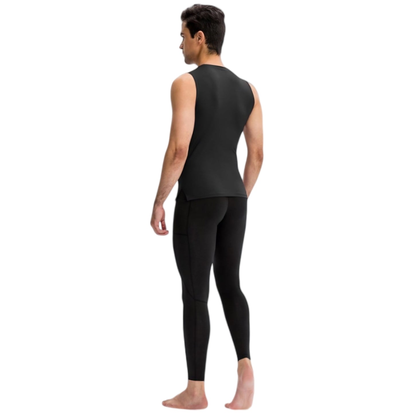 Anna-Kaci Active Men's Sleeveless Compression Tank Top with Smooth Stretch Fabric for Athletic Performance