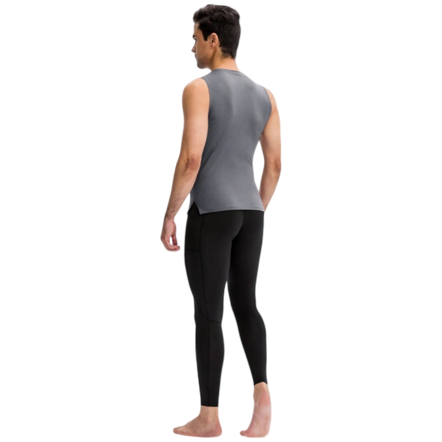 Anna-Kaci Active Men's Sleeveless Compression Tank Top with Smooth Stretch Fabric for Athletic Performance