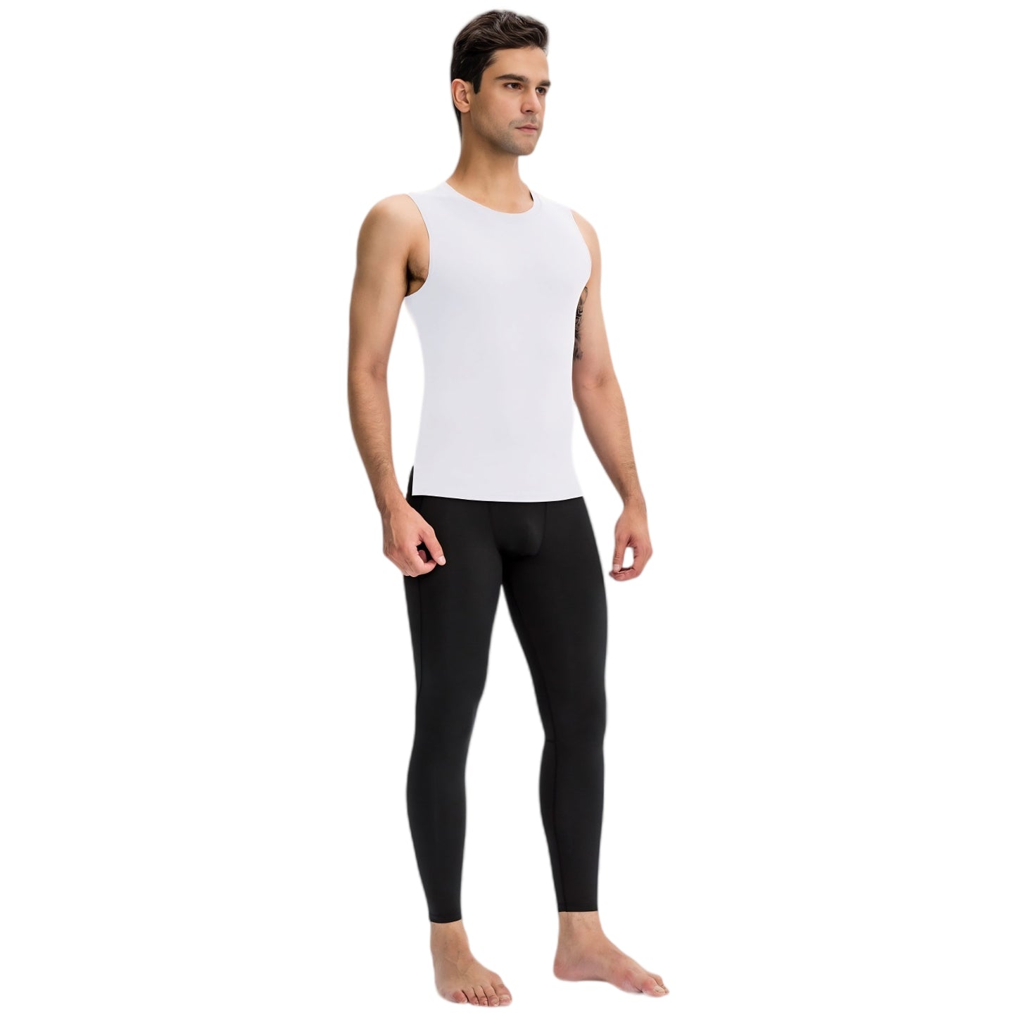Anna-Kaci Active Men's Sleeveless Compression Tank Top with Smooth Stretch Fabric for Athletic Performance