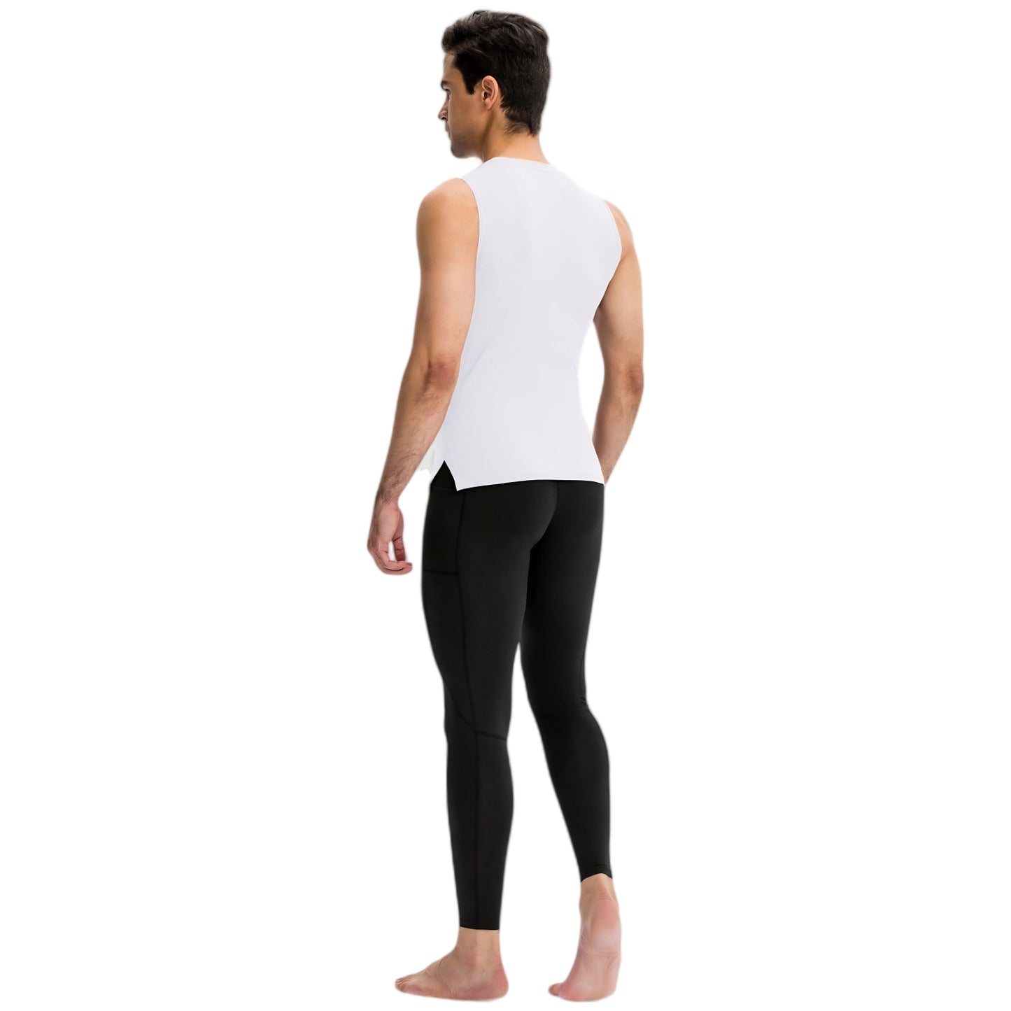 Anna-Kaci Active Men's Sleeveless Compression Tank Top with Smooth Stretch Fabric for Athletic Performance