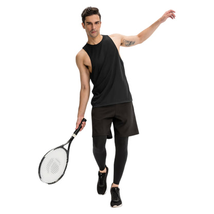 Anna-Kaci Active Men's Muscle Workout Tank Top with Deep Armholes and Lightweight Breathable Fabric