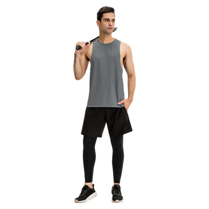 Anna-Kaci Active Men's Muscle Workout Tank Top with Deep Armholes and Lightweight Breathable Fabric