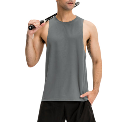Anna-Kaci Active Men's Muscle Workout Tank Top with Deep Armholes and Lightweight Breathable Fabric