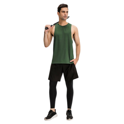 Anna-Kaci Active Men's Muscle Workout Tank Top with Deep Armholes and Lightweight Breathable Fabric