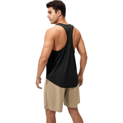Anna-Kaci Active Men's Racerback Muscle Tank Top with Wide Armholes and Breathable Athletic Fit