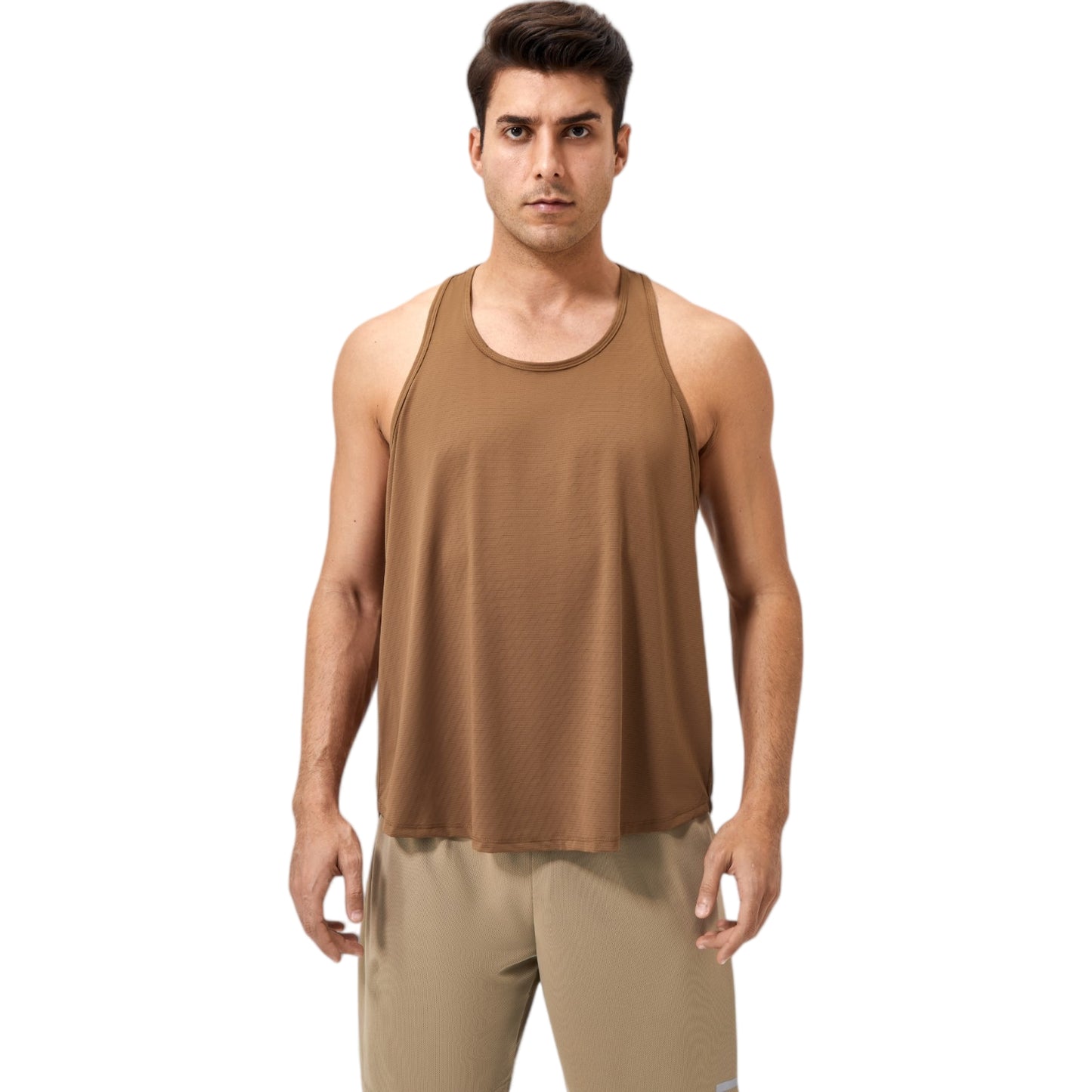 Anna-Kaci Active Men's Racerback Muscle Tank Top with Wide Armholes and Breathable Athletic Fit