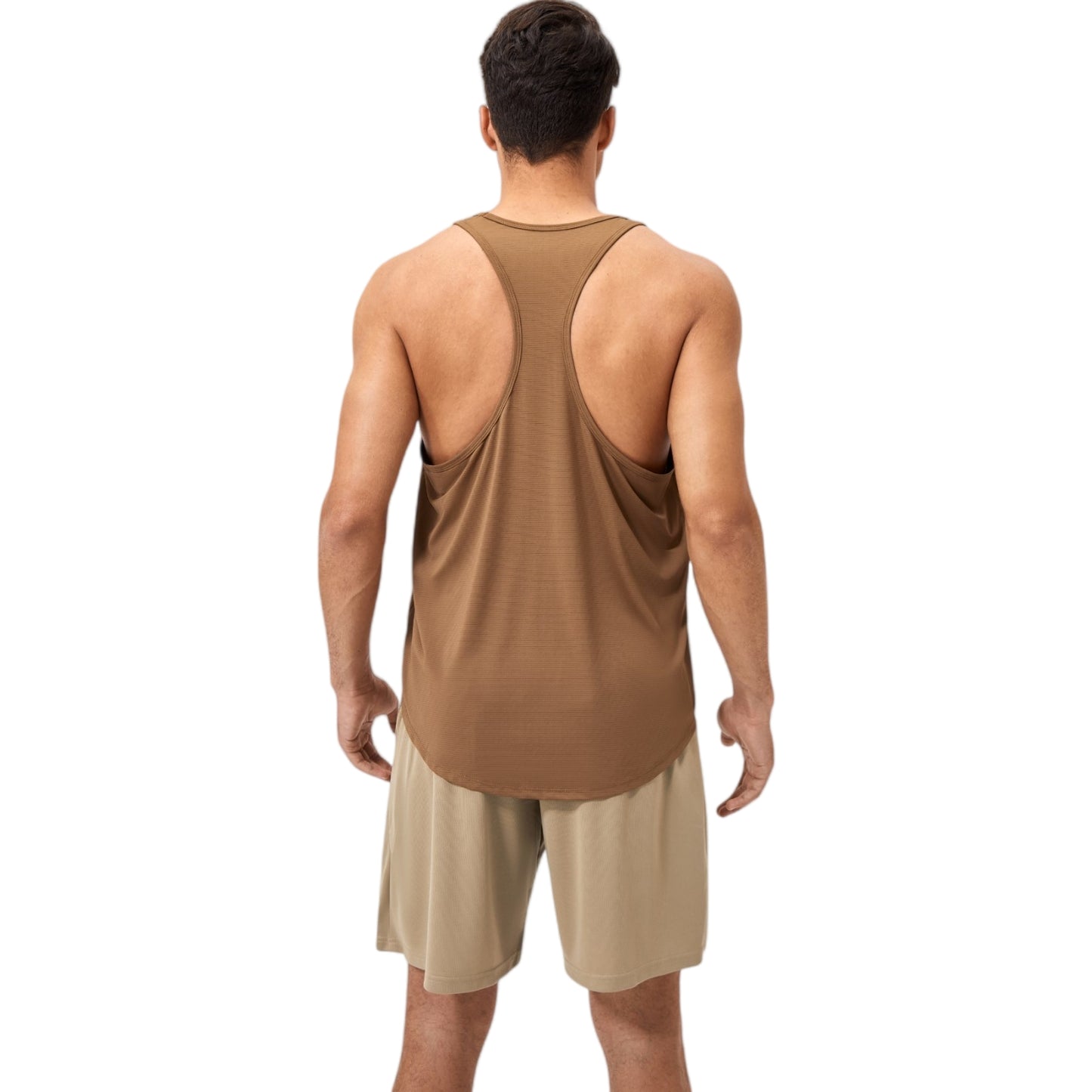 Anna-Kaci Active Men's Racerback Muscle Tank Top with Wide Armholes and Breathable Athletic Fit