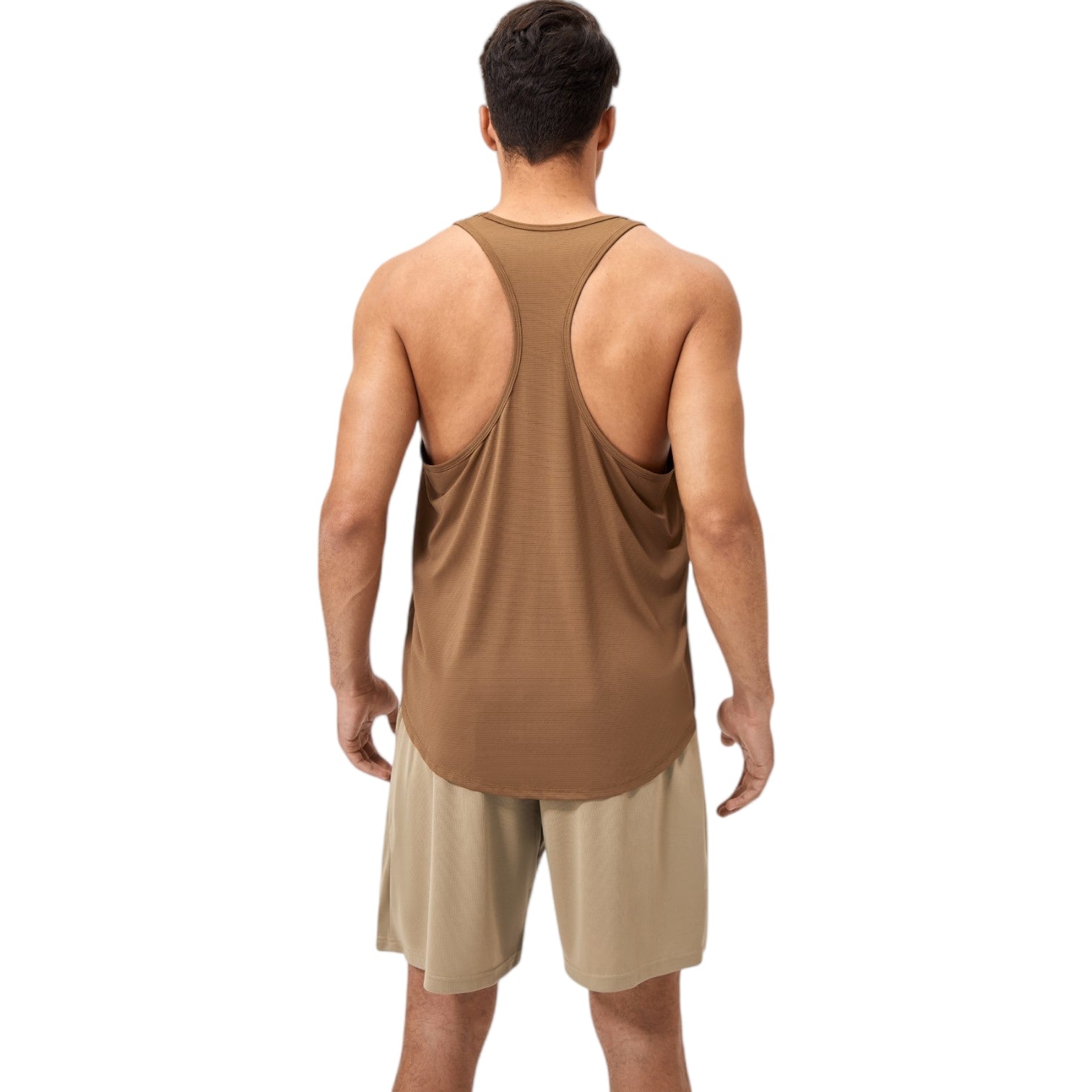 Anna-Kaci Active Men's Racerback Muscle Tank Top with Wide Armholes and Breathable Athletic Fit