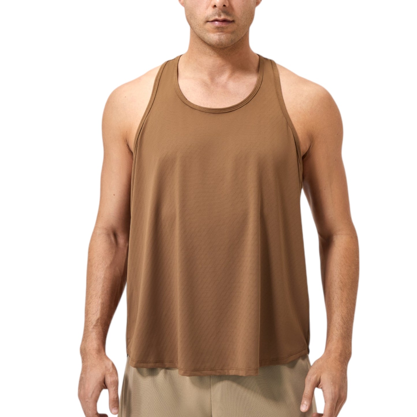 Anna-Kaci Active Men's Racerback Muscle Tank Top with Wide Armholes and Breathable Athletic Fit
