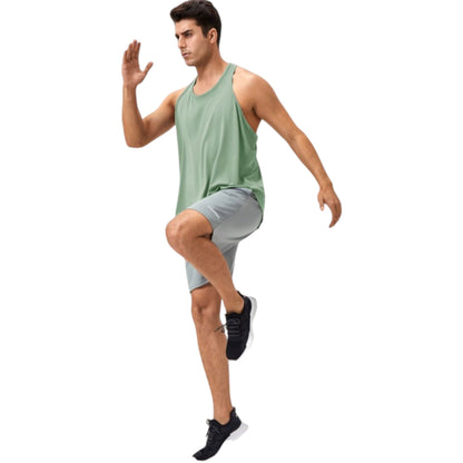 Anna-Kaci Active Men's Racerback Muscle Tank Top with Wide Armholes and Breathable Athletic Fit