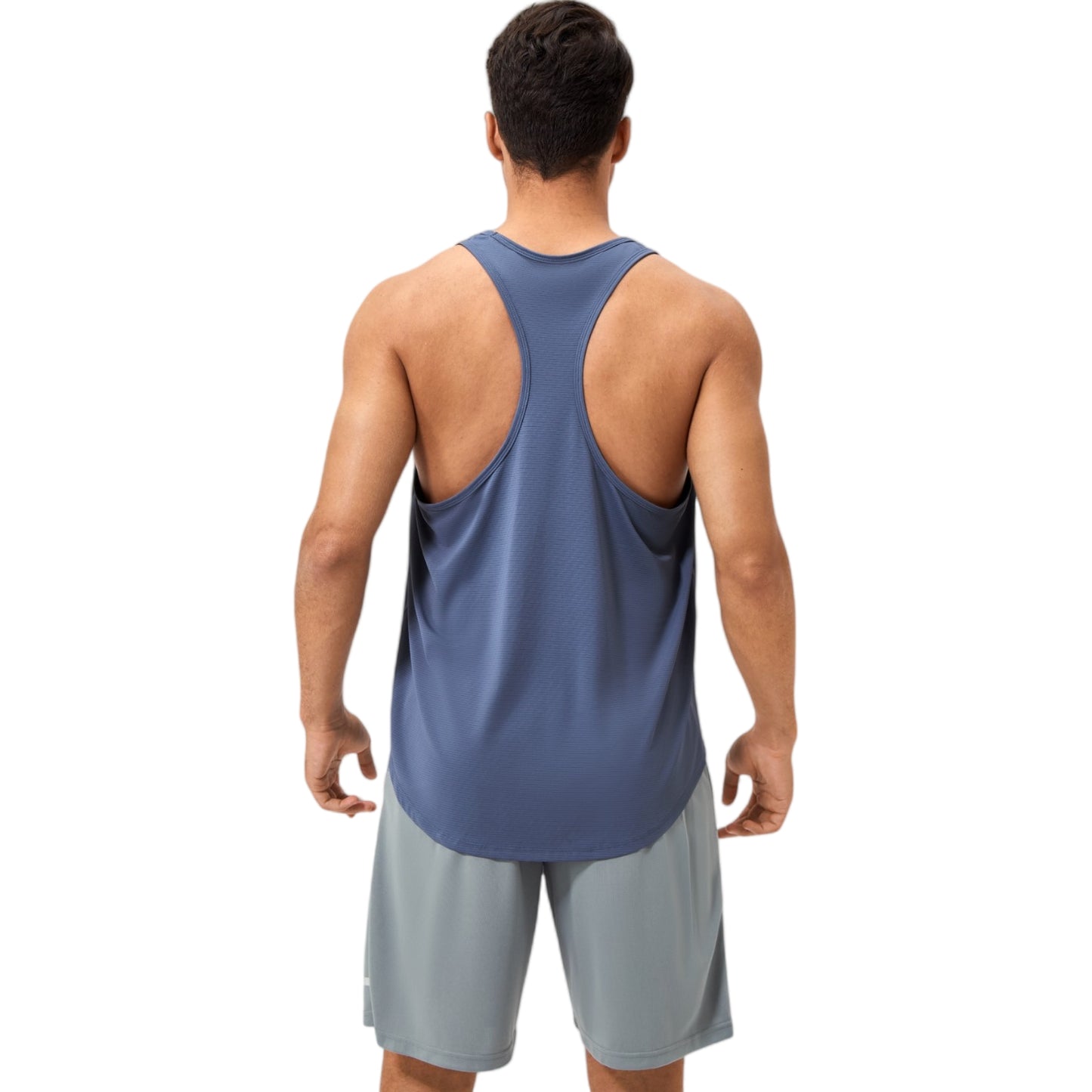 Anna-Kaci Active Men's Racerback Muscle Tank Top with Wide Armholes and Breathable Athletic Fit