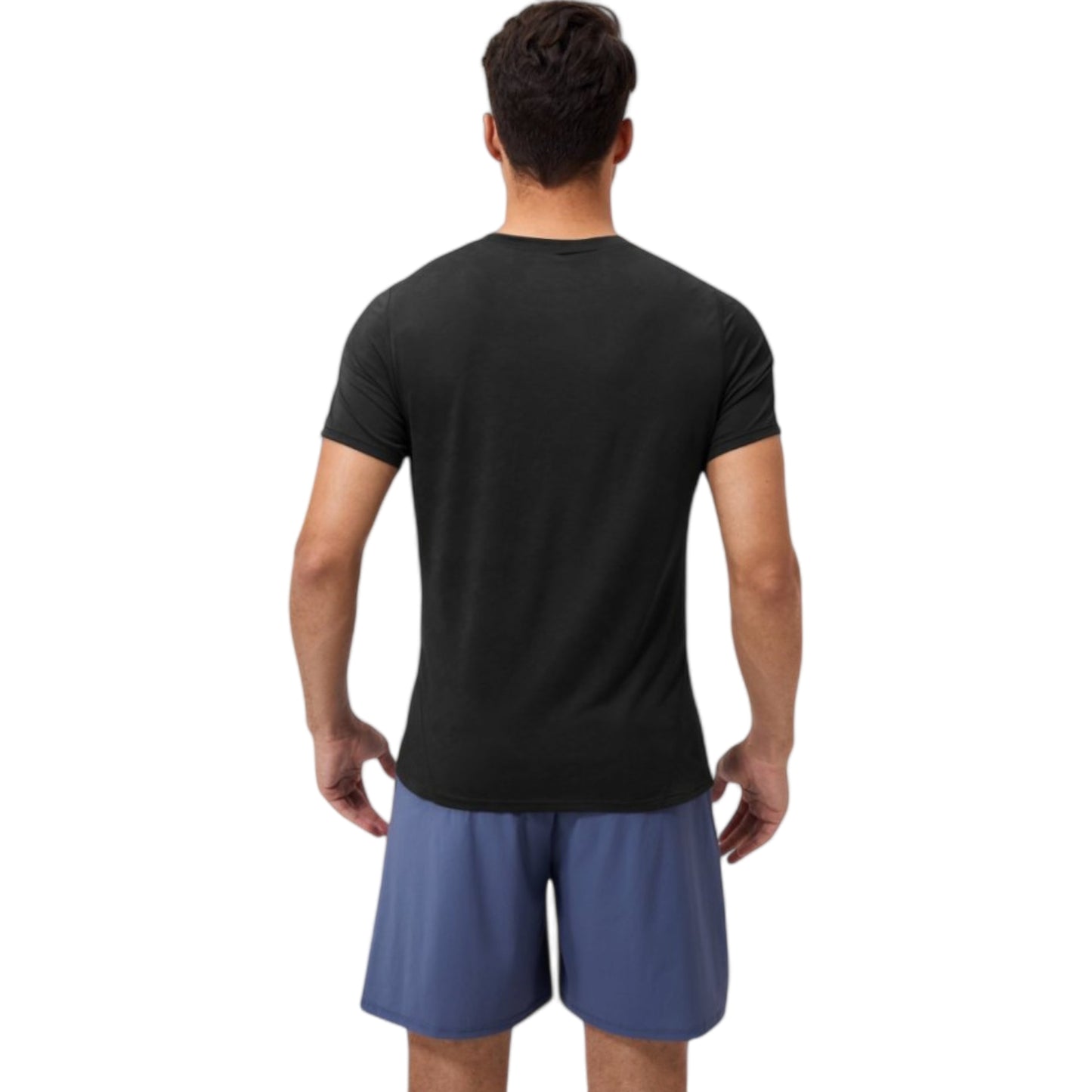 Anna-Kaci Active Men's Performance Crew Neck Athletic T-Shirt with Subtle Hex Pattern and Moisture-Wicking Fabric
