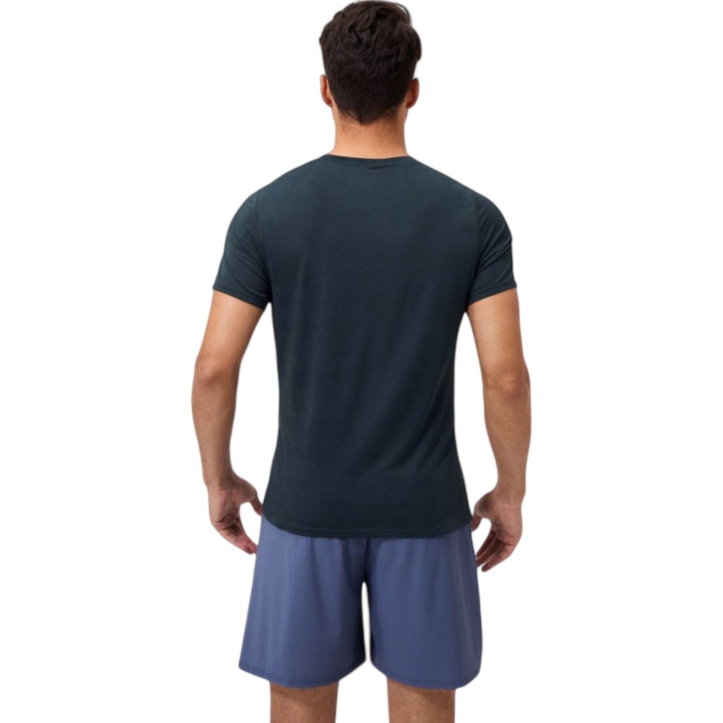 Anna-Kaci Active Men's Performance Crew Neck Athletic T-Shirt with Subtle Hex Pattern and Moisture-Wicking Fabric