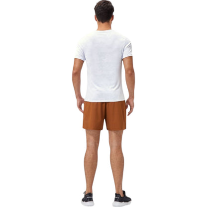 Anna-Kaci Active Men's Performance Crew Neck Athletic T-Shirt with Subtle Hex Pattern and Moisture-Wicking Fabric