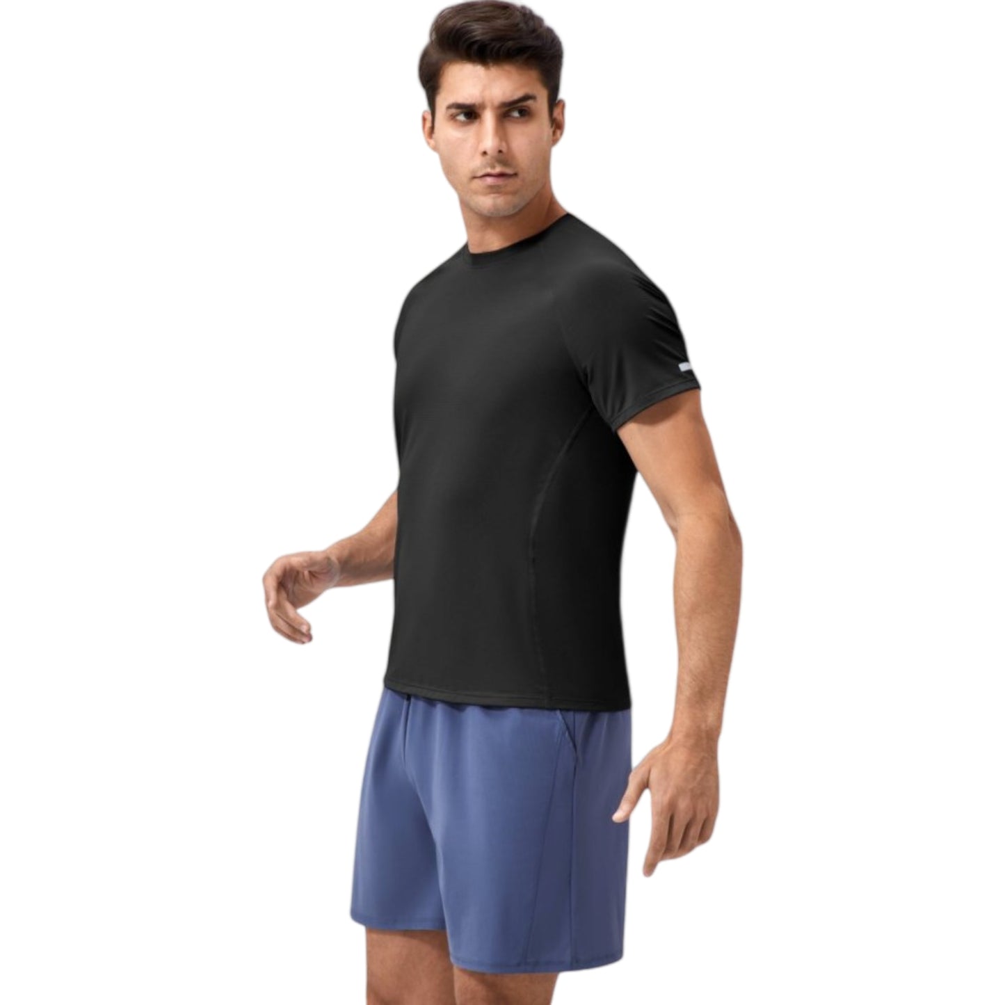 Anna-Kaci Active Men's Classic Crew Neck Active T-Shirt with Lightweight Quick-Dry Fabric for Performance Comfort