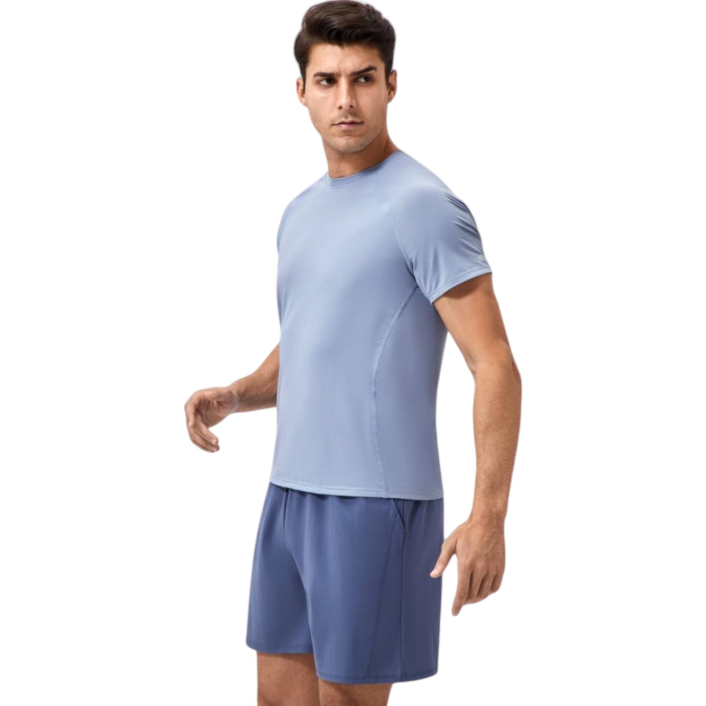 Anna-Kaci Active Men's Classic Crew Neck Active T-Shirt with Lightweight Quick-Dry Fabric for Performance Comfort