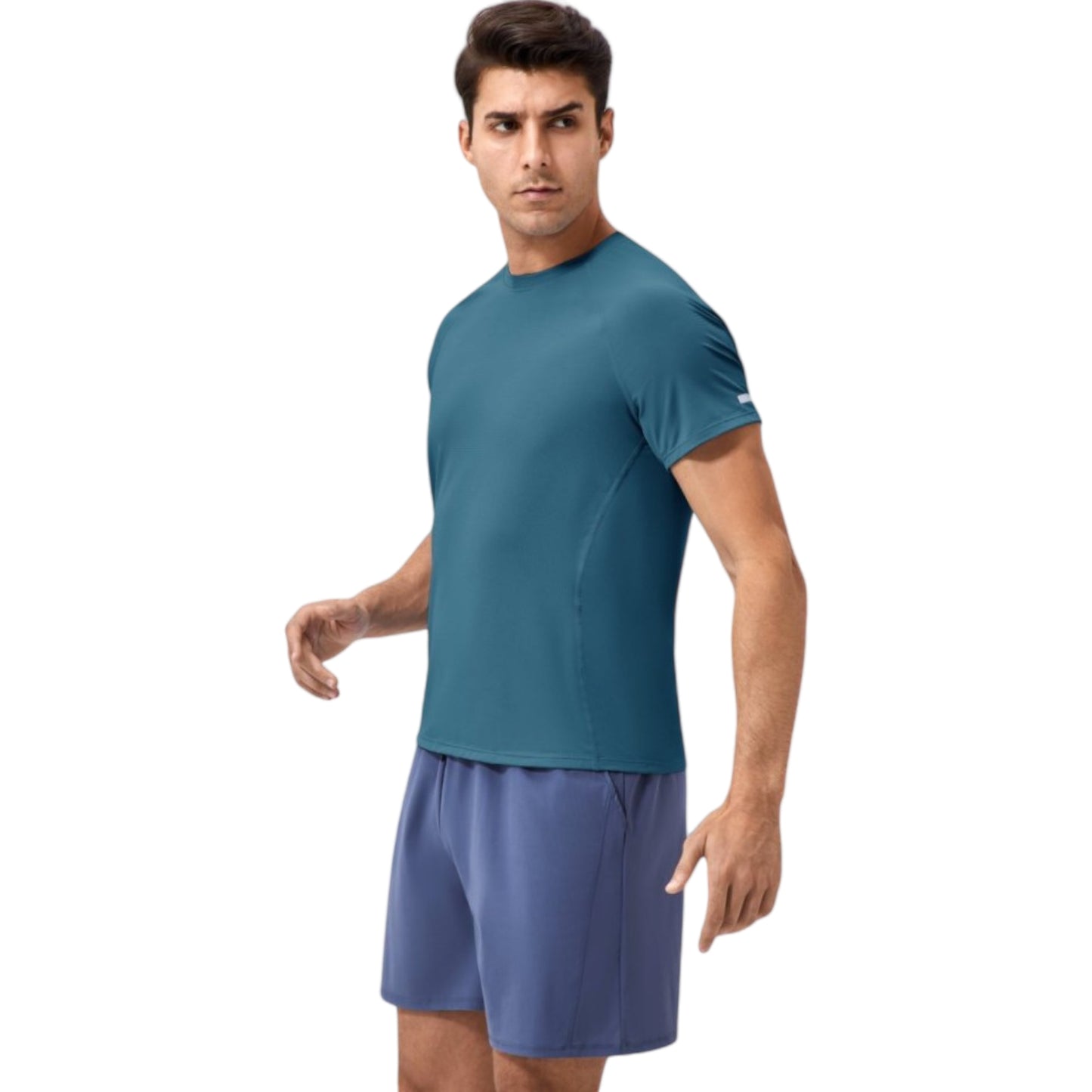 Anna-Kaci Active Men's Classic Crew Neck Active T-Shirt with Lightweight Quick-Dry Fabric for Performance Comfort