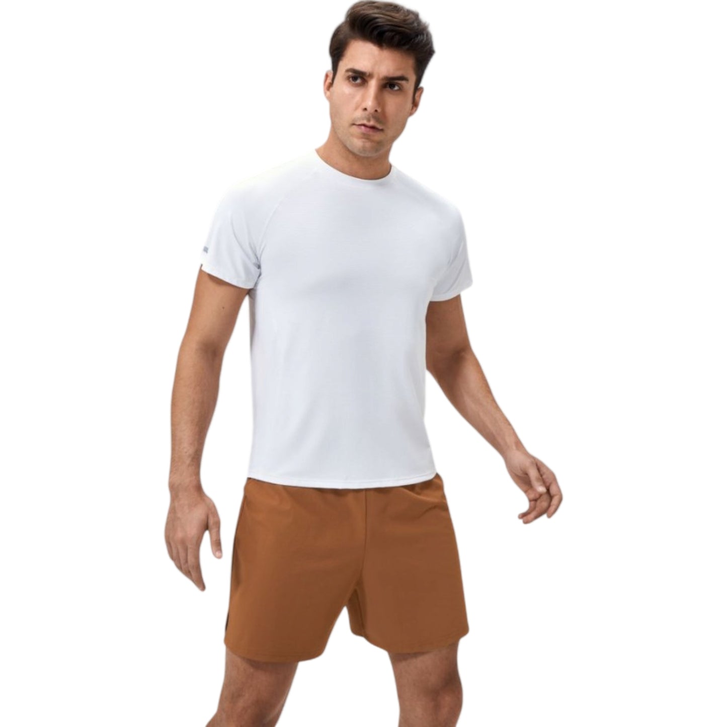 Anna-Kaci Active Men's Classic Crew Neck Active T-Shirt with Lightweight Quick-Dry Fabric for Performance Comfort
