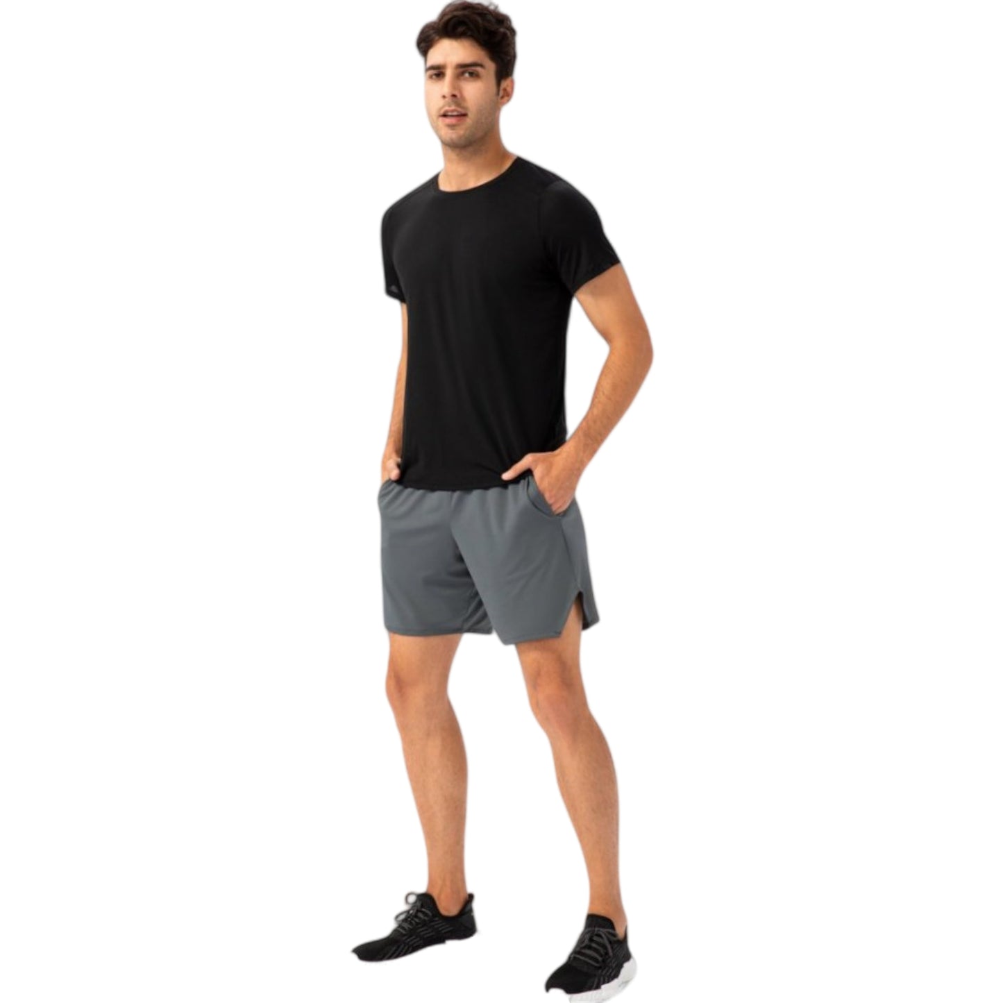 Anna-Kaci Active Men's Lightweight Crew Neck Short Sleeve Active T-Shirt with Breathable Stretch Fabric for Sports and Training