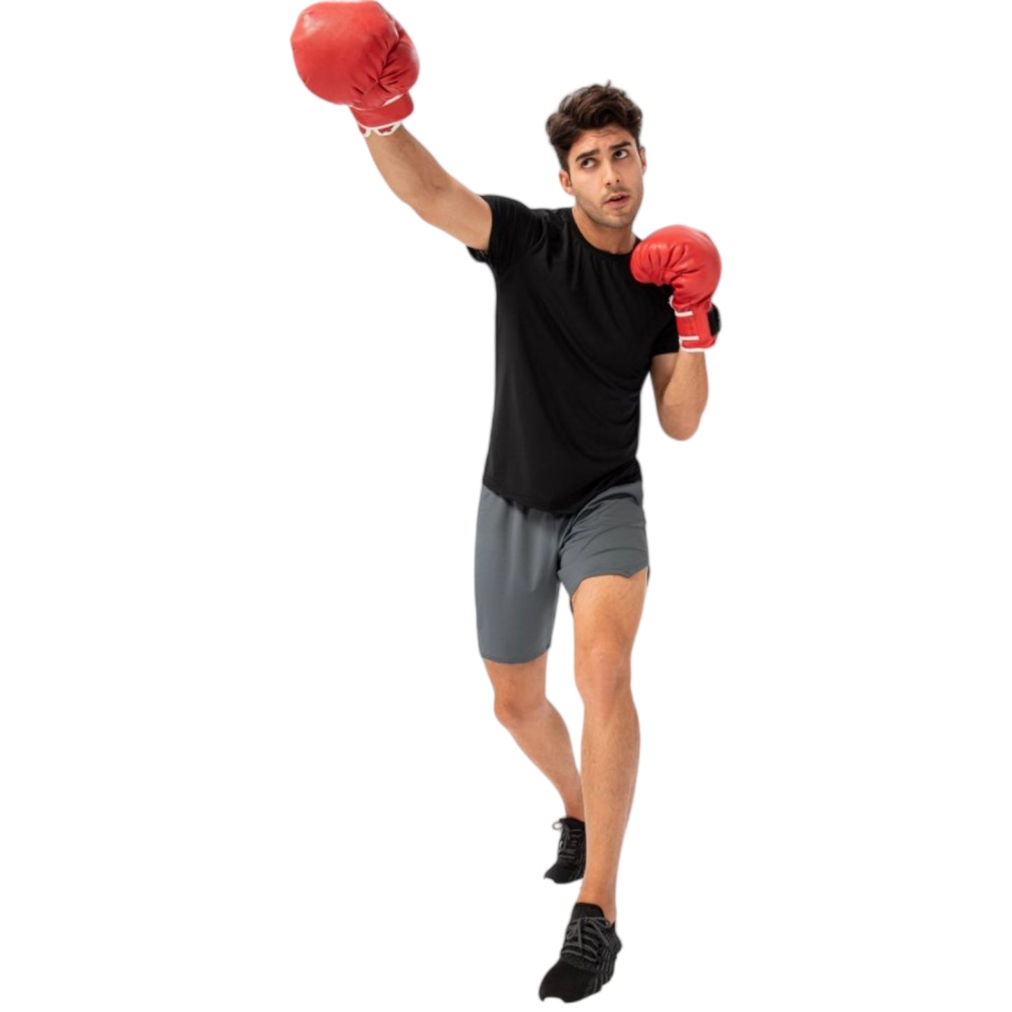 Anna-Kaci Active Men's Lightweight Crew Neck Short Sleeve Active T-Shirt with Breathable Stretch Fabric for Sports and Training