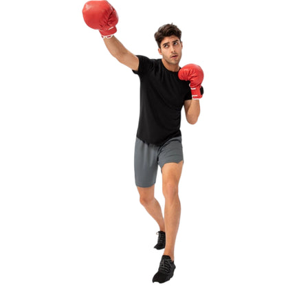 Anna-Kaci Active Men's Lightweight Crew Neck Short Sleeve Active T-Shirt with Breathable Stretch Fabric for Sports and Training
