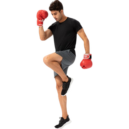 Anna-Kaci Active Men's Lightweight Crew Neck Short Sleeve Active T-Shirt with Breathable Stretch Fabric for Sports and Training
