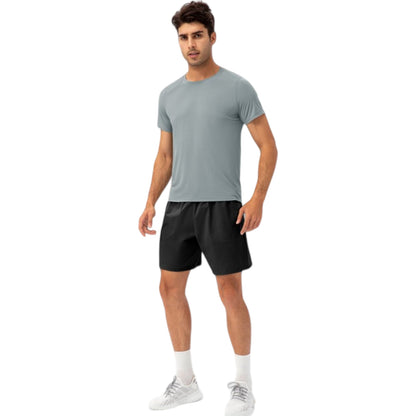 Anna-Kaci Active Men's Lightweight Crew Neck Short Sleeve Active T-Shirt with Breathable Stretch Fabric for Sports and Training