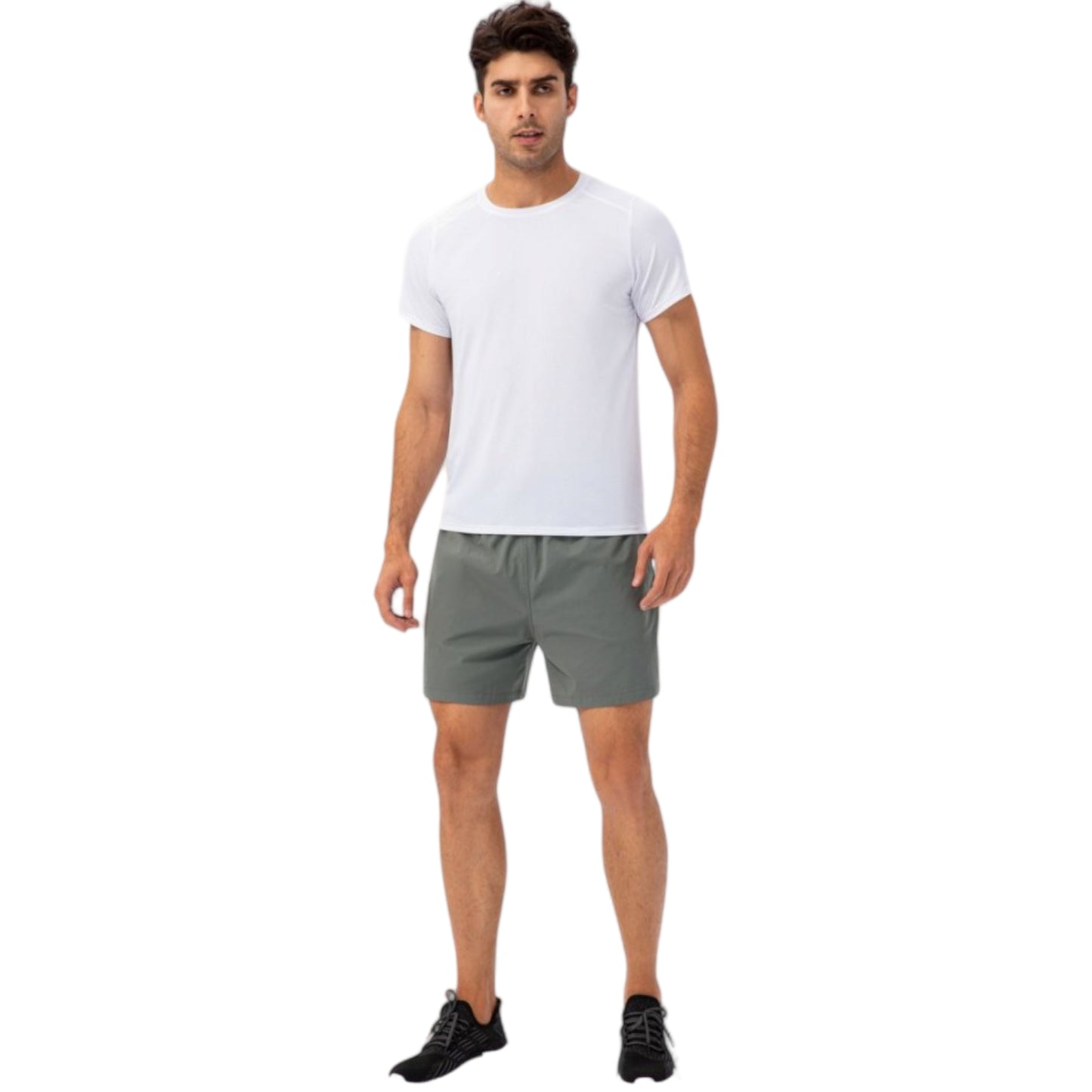 Anna-Kaci Active Men's Lightweight Crew Neck Short Sleeve Active T-Shirt with Breathable Stretch Fabric for Sports and Training