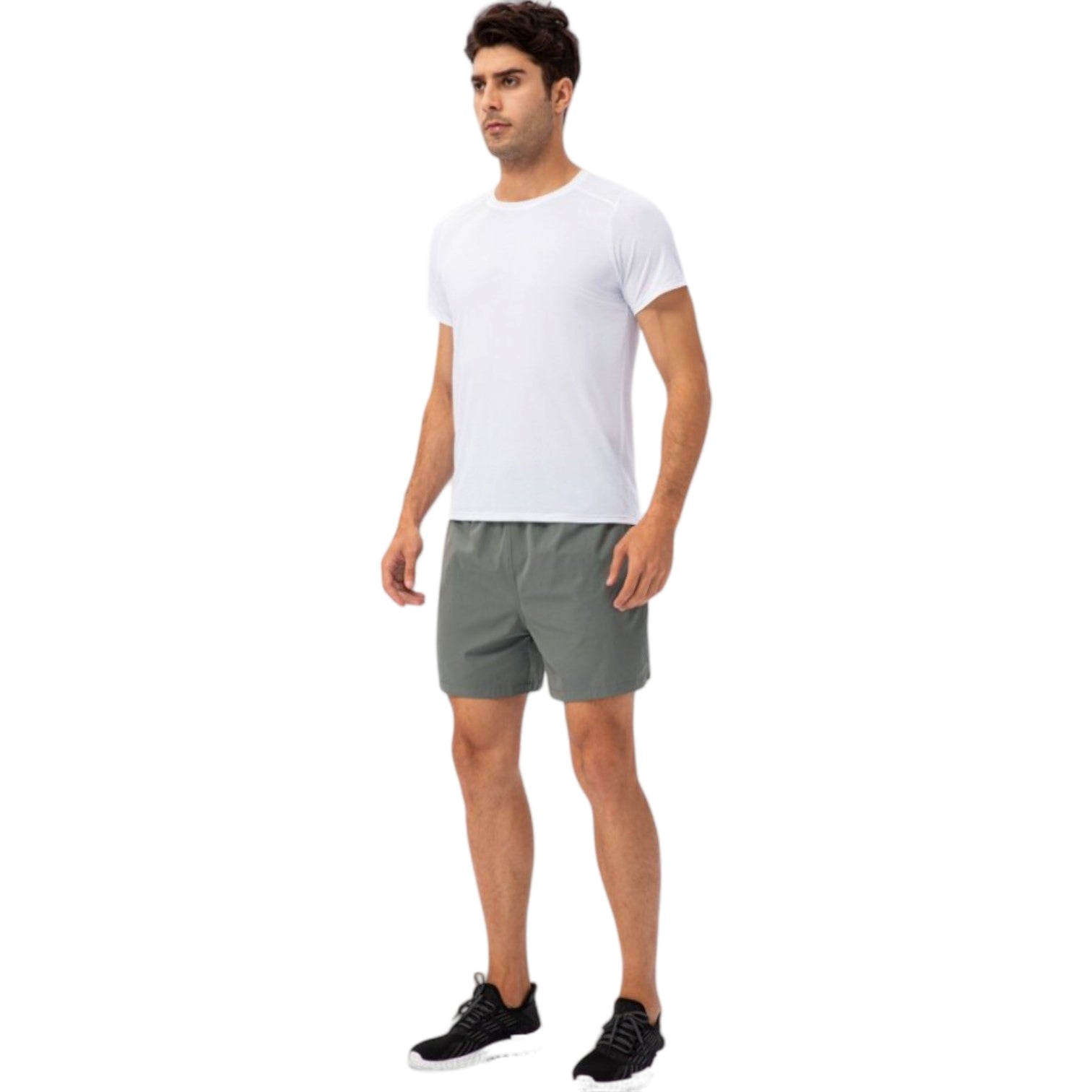 Anna-Kaci Active Men's Lightweight Crew Neck Short Sleeve Active T-Shirt with Breathable Stretch Fabric for Sports and Training