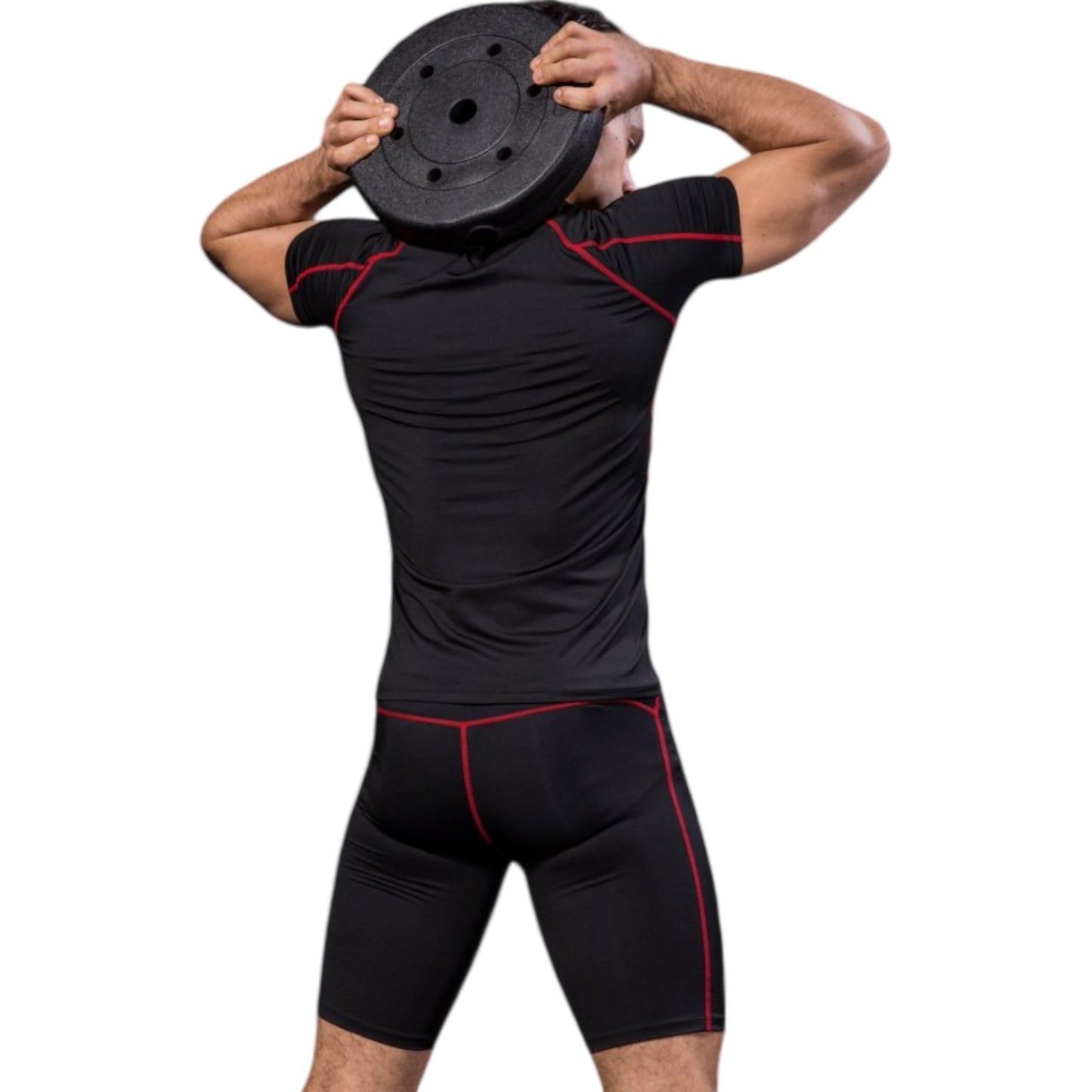 Anna-Kaci Active Men's Compression Short Sleeve Athletic T-Shirt with Moisture-Wicking Stretch Fabric for Training and Workouts