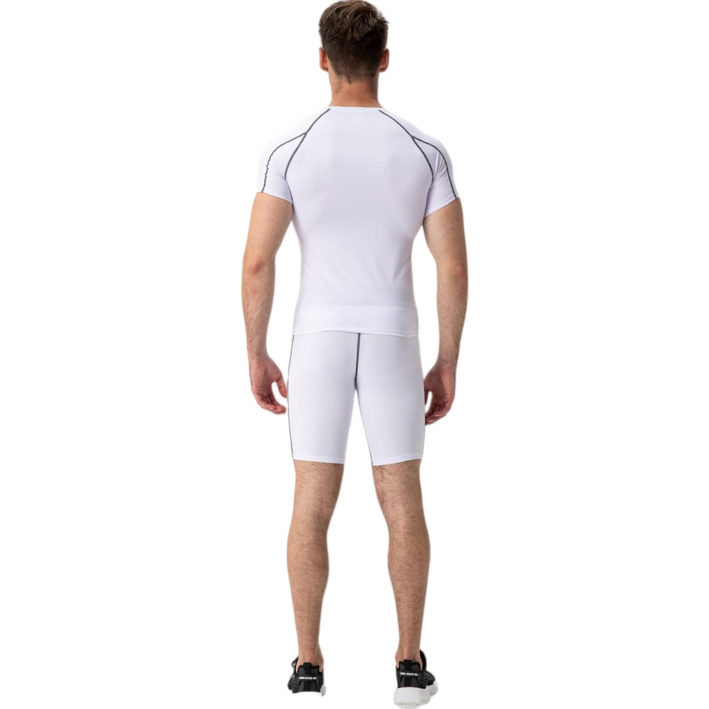 Anna-Kaci Active Men's Compression Short Sleeve Athletic T-Shirt with Moisture-Wicking Stretch Fabric for Training and Workouts