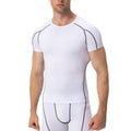 Anna-Kaci Active Men's Compression Short Sleeve Athletic T-Shirt with Moisture-Wicking Stretch Fabric for Training and Workouts