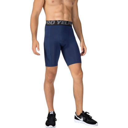 Anna-Kaci Active Men's Compression Fit Performance Shorts with Wide Waistband and Moisture-Wicking Stretch Fabric