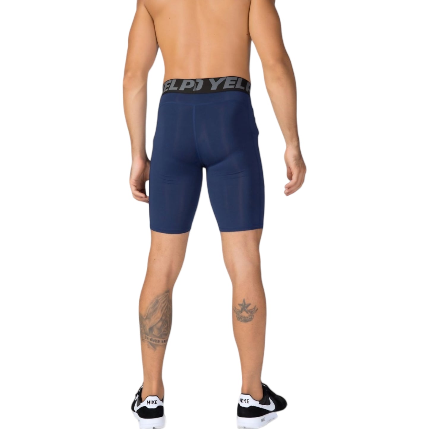 Anna-Kaci Active Men's Compression Fit Performance Shorts with Wide Waistband and Moisture-Wicking Stretch Fabric