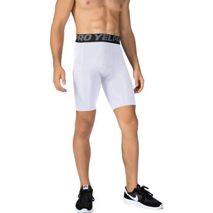 Anna-Kaci Active Men's Compression Fit Performance Shorts with Wide Waistband and Moisture-Wicking Stretch Fabric