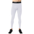 Anna-Kaci Active Men's Full Length Compression Leggings with Wide Waistband and Moisture-Wicking Stretch Fabric