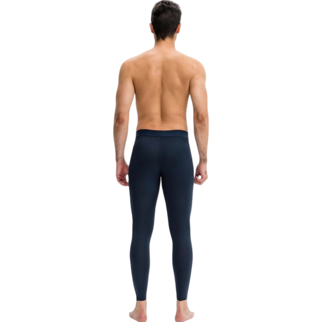 Anna-Kaci Active Men's Full Length Seamless Compression Leggings with Smooth Wide Waistband and Second-Skin Fit