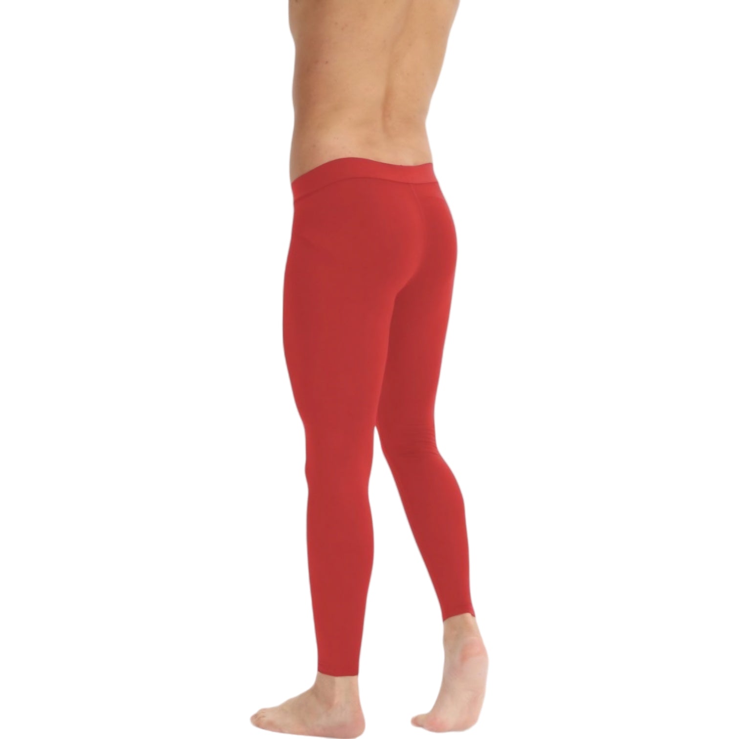 Anna-Kaci Active Men's Full Length Seamless Compression Leggings with Smooth Wide Waistband and Second-Skin Fit