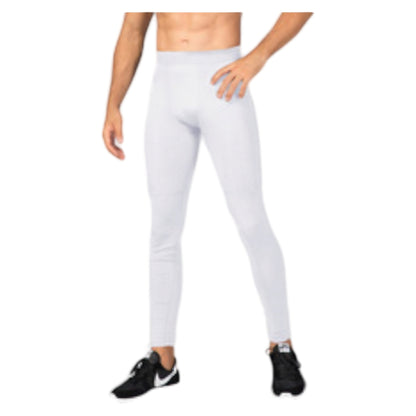 Anna-Kaci Active Men's Full Length Active Compression Leggings with Supportive Panel Stitching and Wide Waistband
