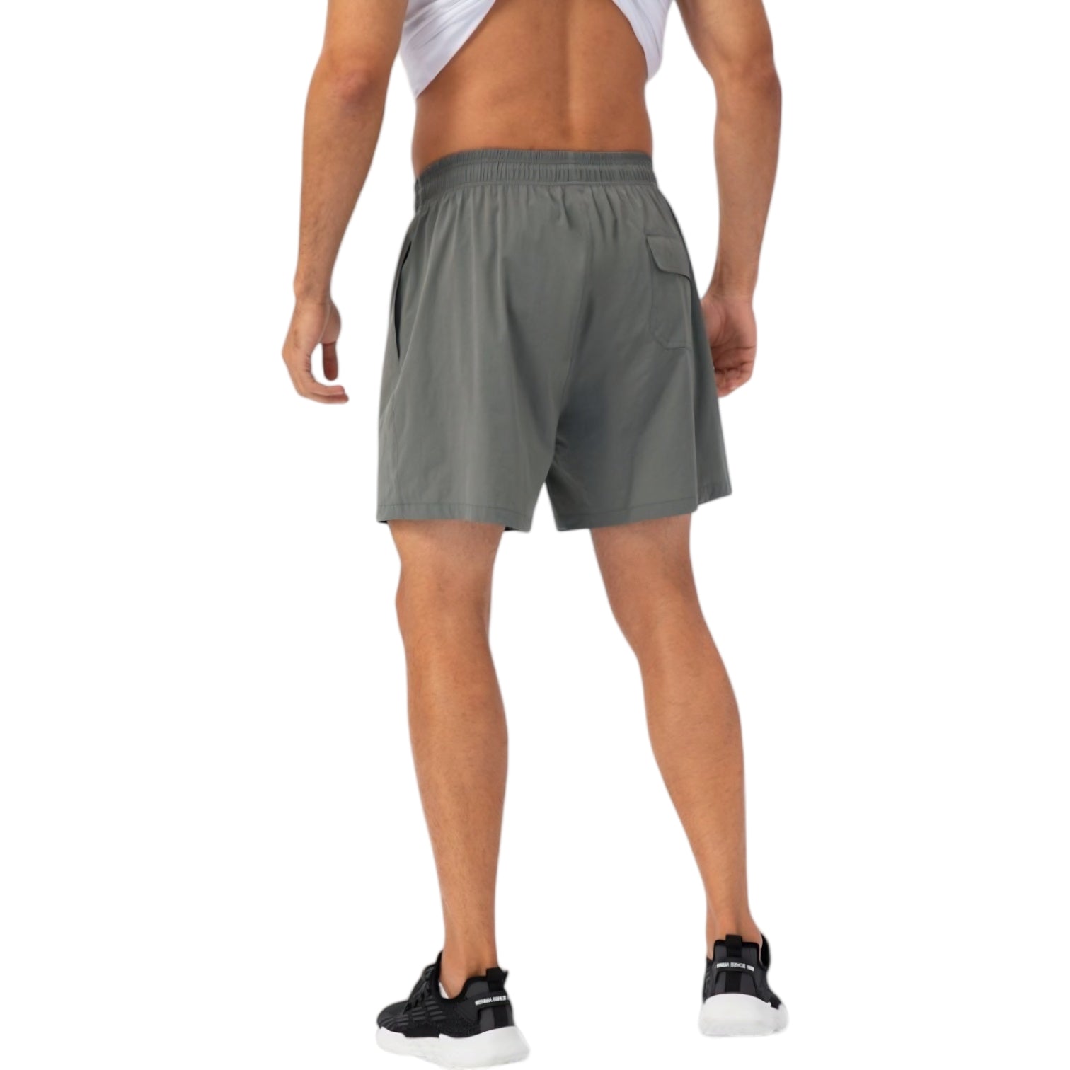 Anna-Kaci Active Men's Quick-Dry Athletic Shorts with Adjustable Drawstring Waist and Side Pockets
